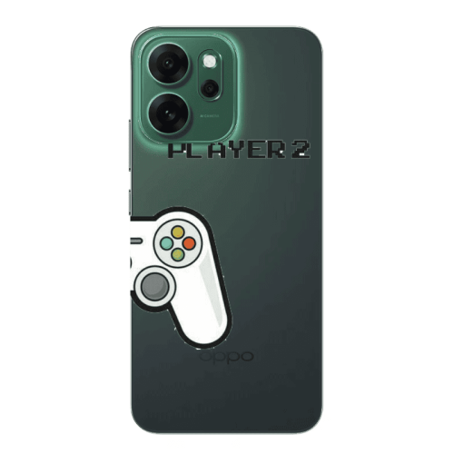 Oppo 14 F Player 2 Transparent Silicone TPU Θήκη